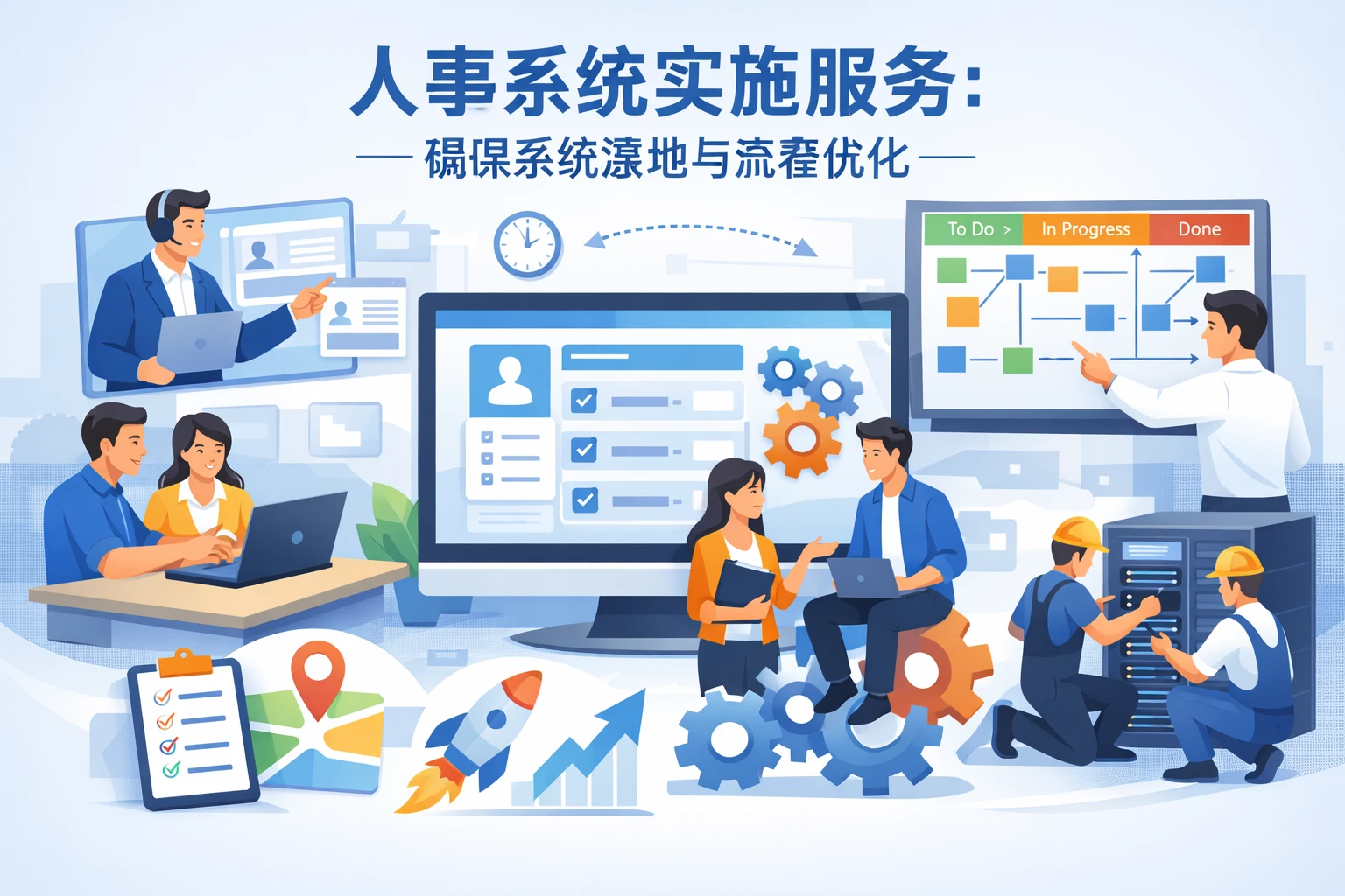 人事系统实施服务：确保系统落地与流程优化