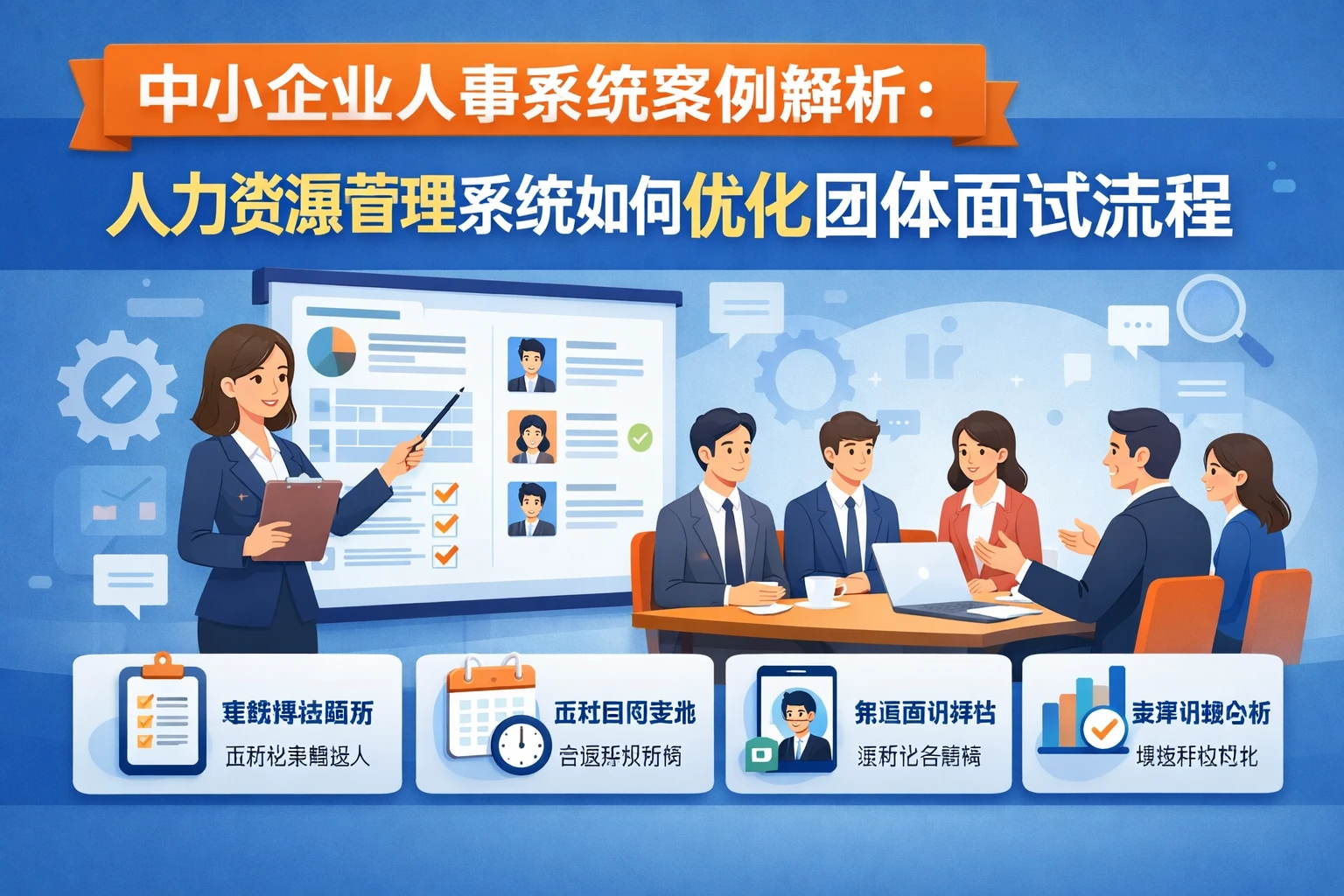 中小企业人事系统案例解析：人力资源管理系统如何优化团体面试流程