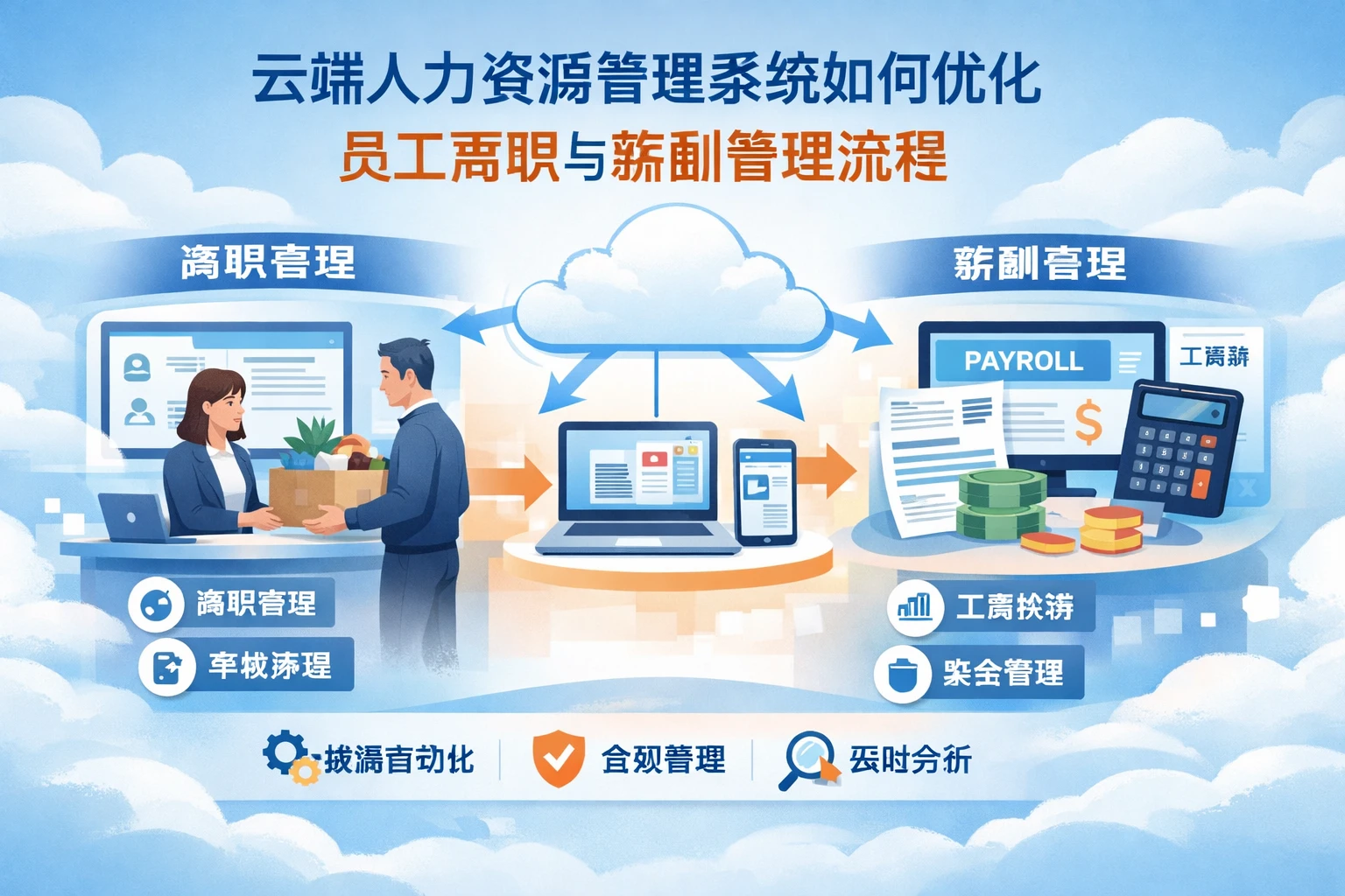 云端人力资源管理系统如何优化员工离职与薪酬管理流程