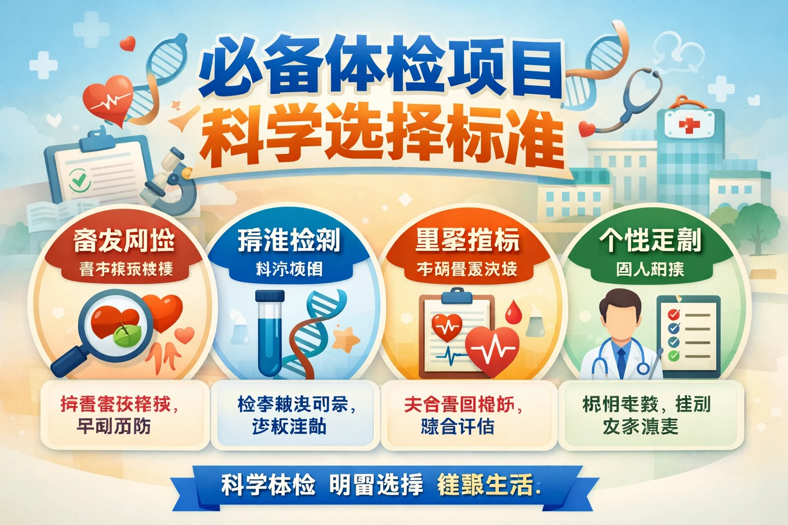 必备体检项目的科学选择标准