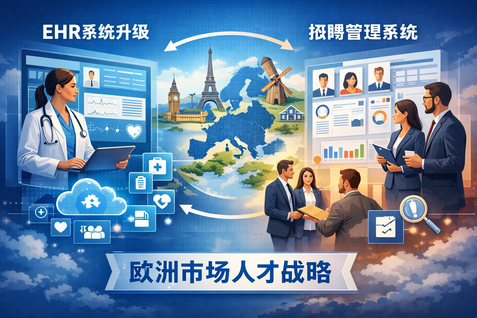 ehr系统升级与招聘管理系统在欧洲市场人才战略中的关键作用