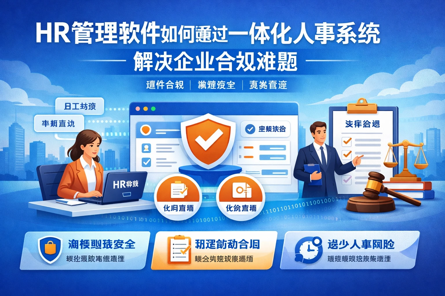 HR管理软件如何通过一体化人事系统解决企业合规难题