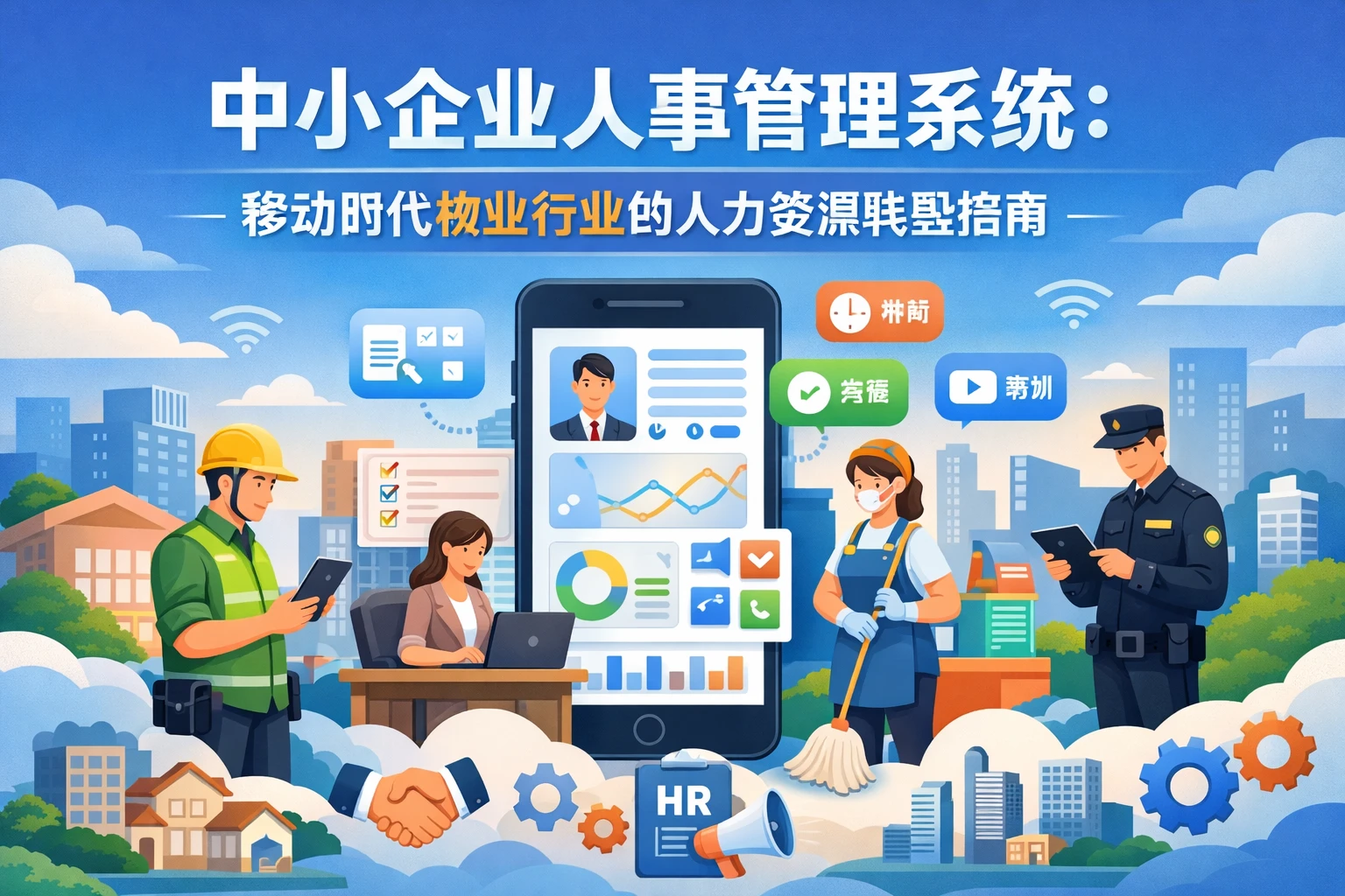 中小企业人事管理系统：移动时代物业行业的人力资源转型指南