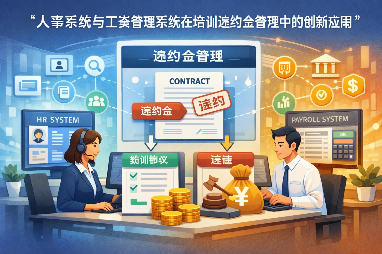 人事系统与工资管理系统在培训违约金管理中的创新应用