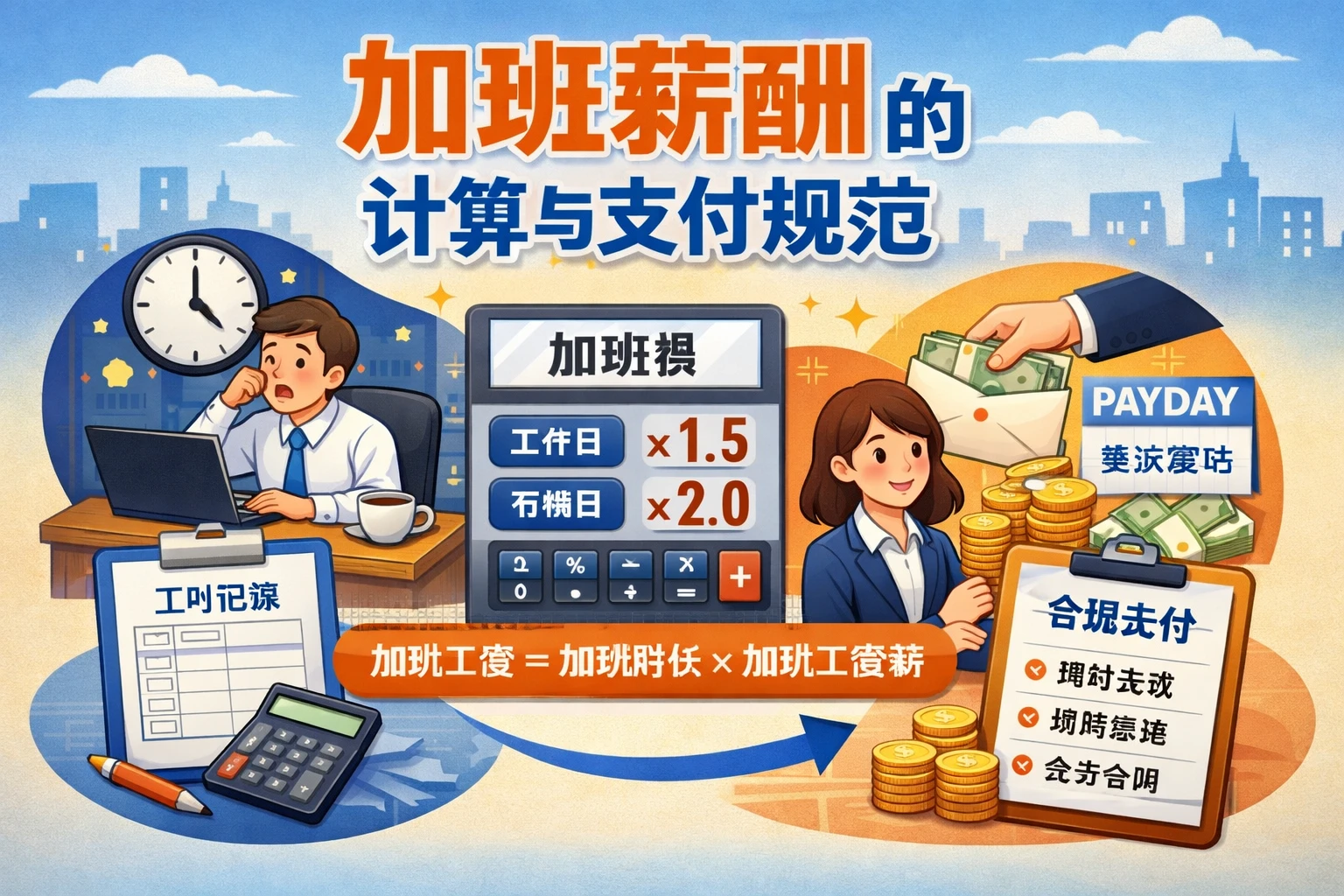 加班薪酬的计算与支付规范
