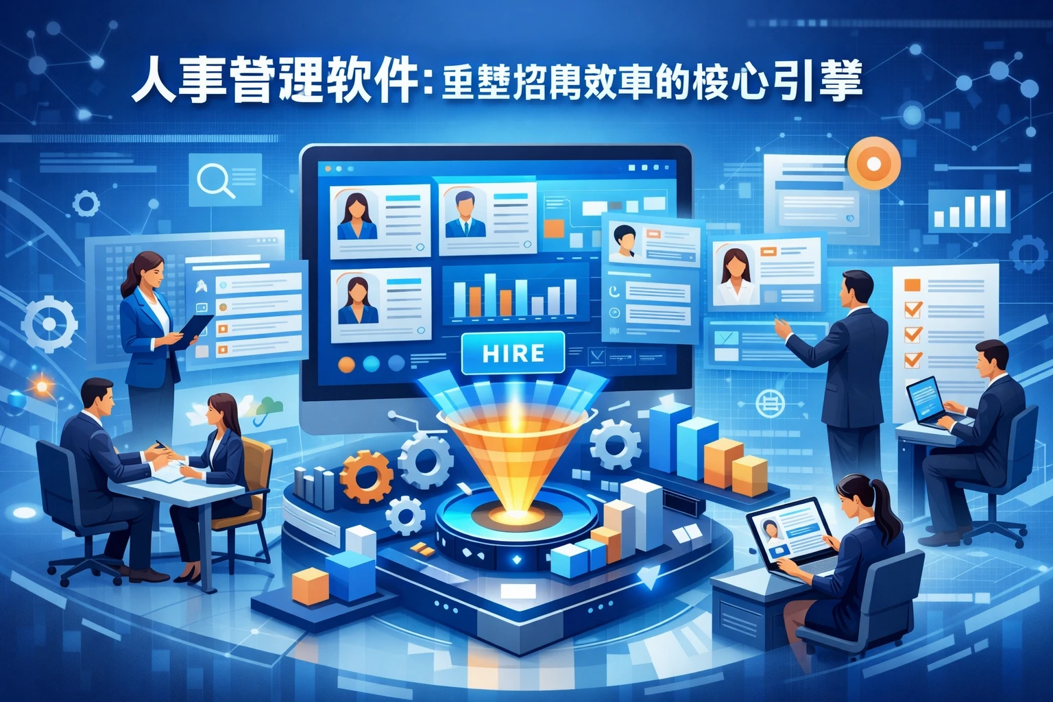 人事管理软件：重塑招聘效率的核心引擎