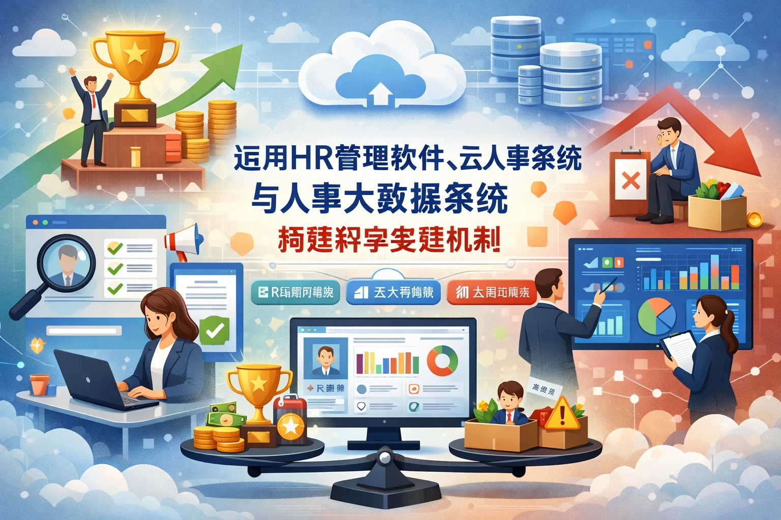 运用HR管理软件、云人事系统与人事大数据系统构建科学奖惩机制