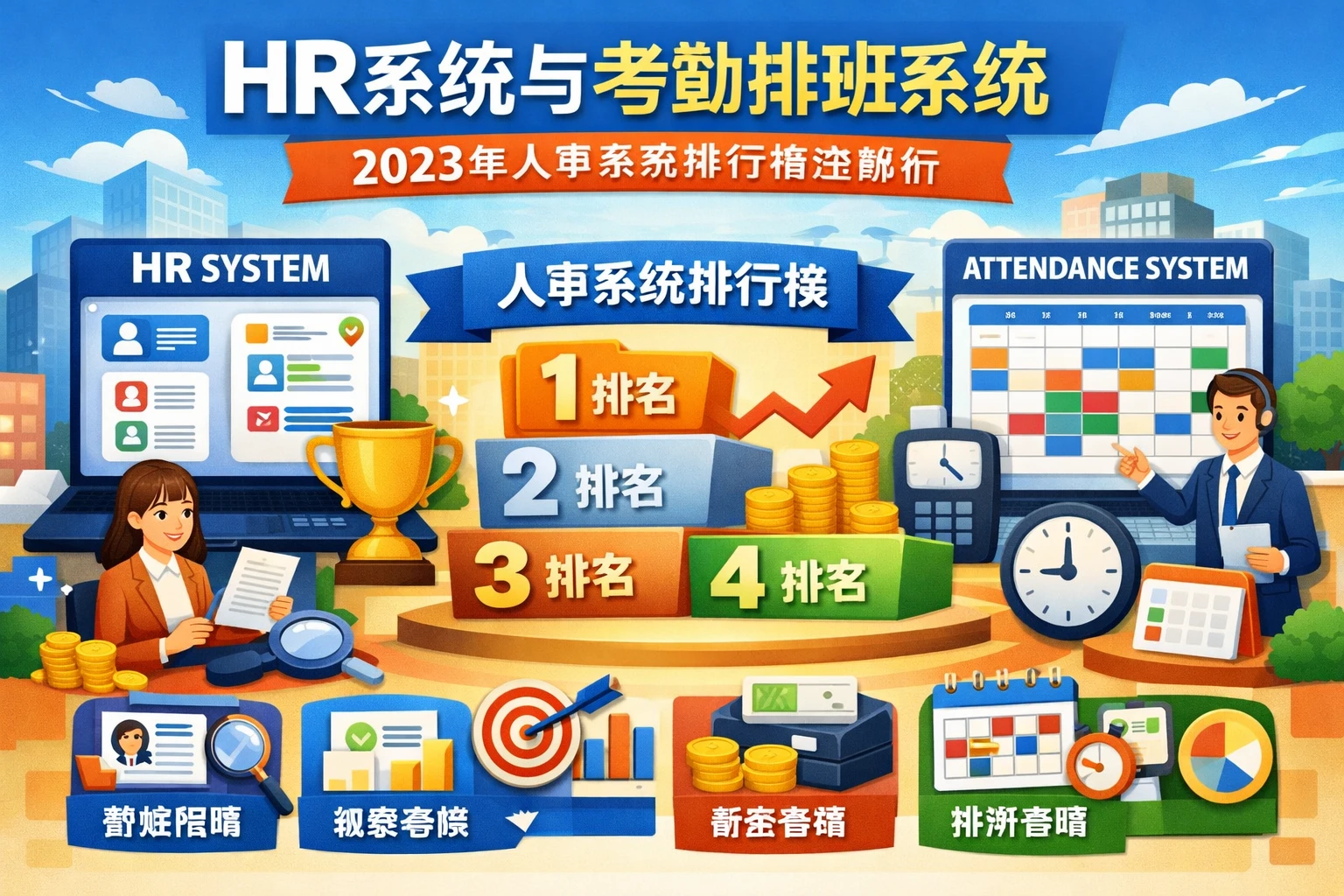 HR系统与考勤排班系统：2023年人事系统排行榜全解析