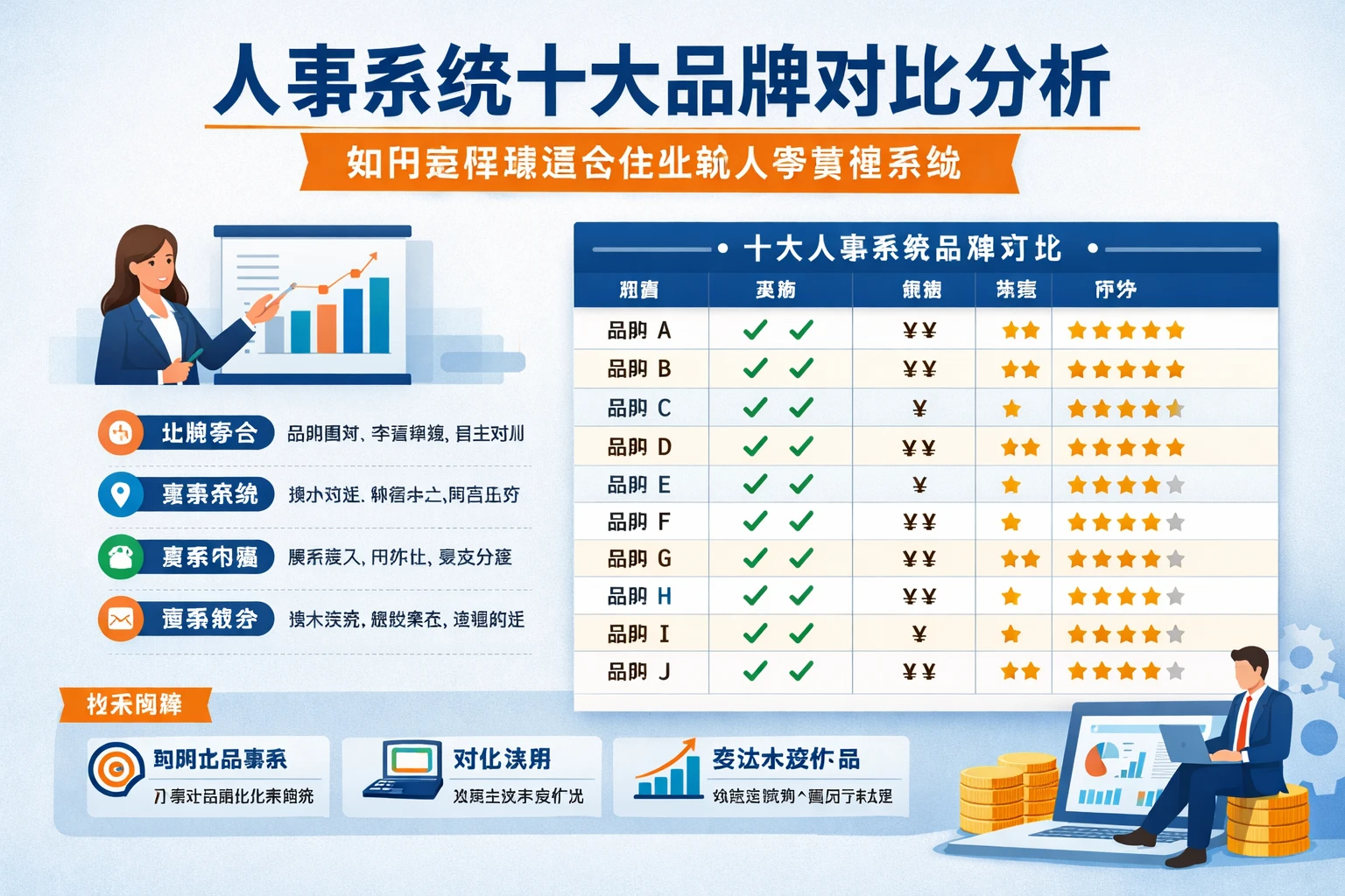 人事系统十大品牌对比分析：如何选择最适合企业的人事管理系统