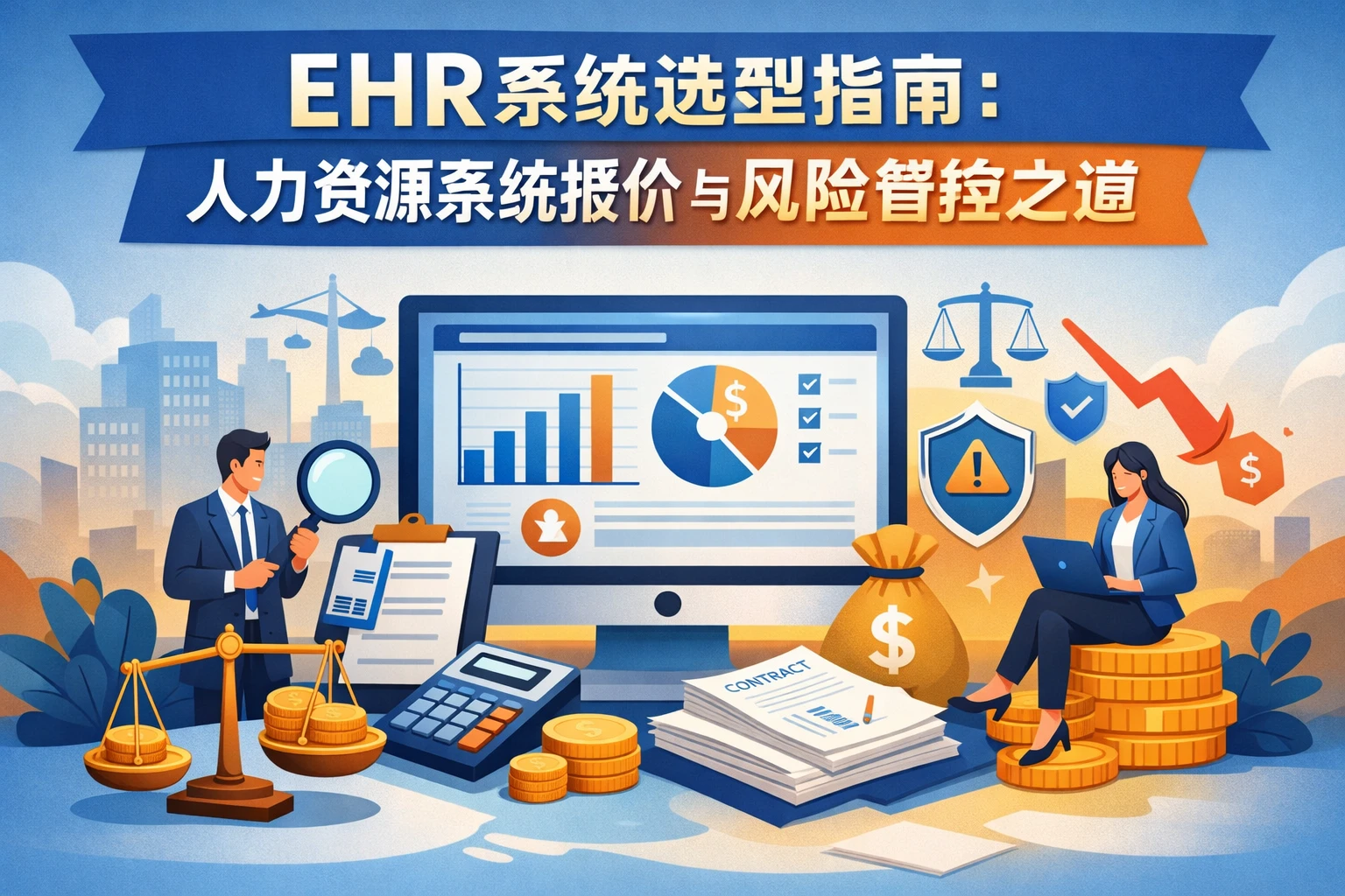 EHR系统选型指南：人力资源系统报价与风险管控之道
