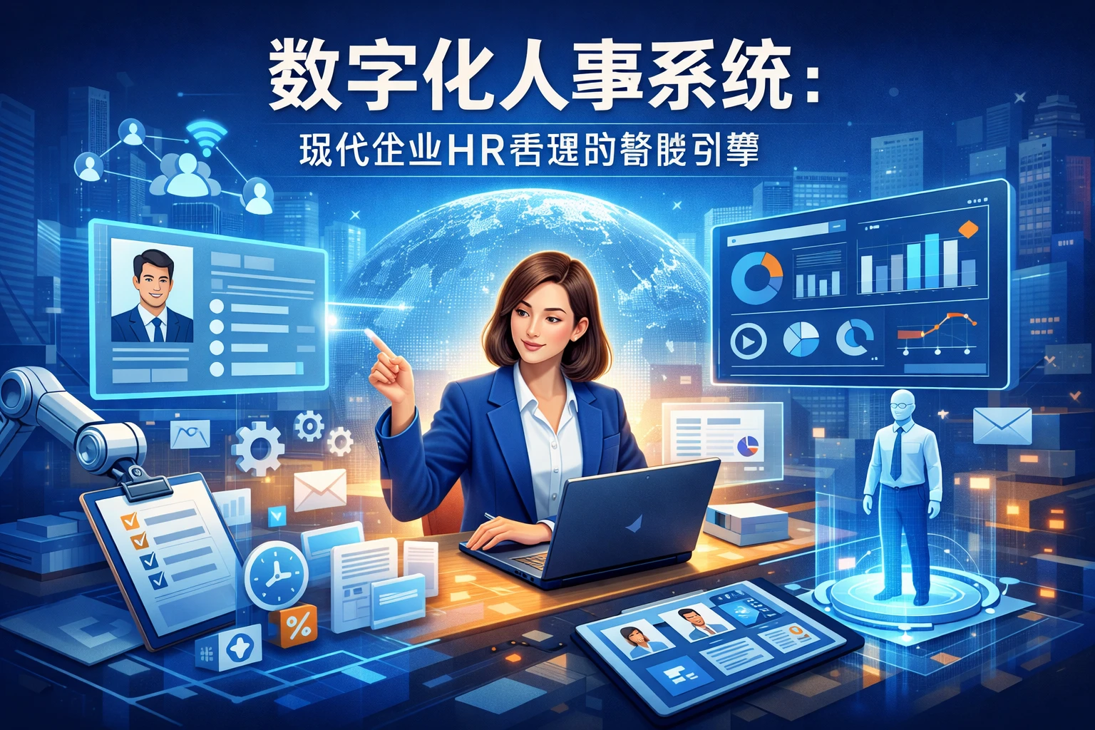 数字化人事系统：现代企业HR管理的智能引擎
