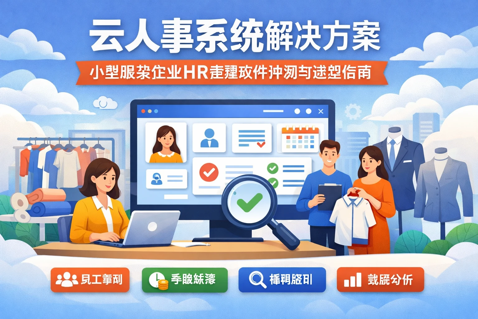 云人事系统解决方案：小型服装企业HR管理软件评测与选型指南