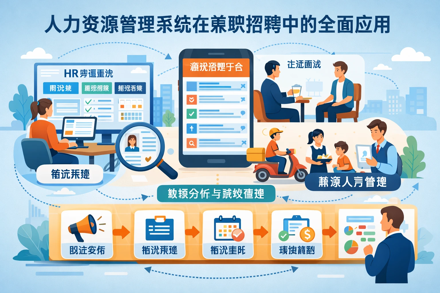 人力资源管理系统在兼职招聘中的全面应用