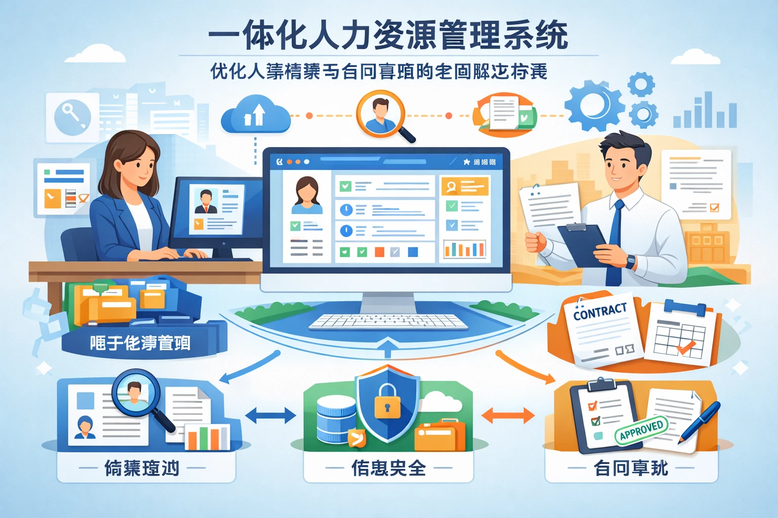 一体化人力资源管理系统:优化人事档案与合同管理的全面解决方案