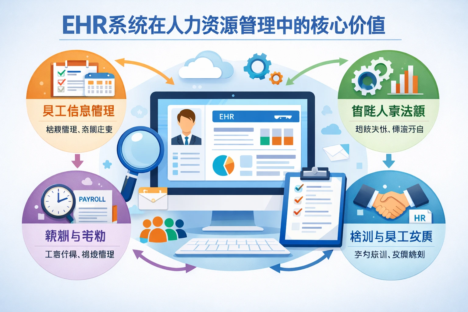 EHR系统在人力资源管理中的核心价值