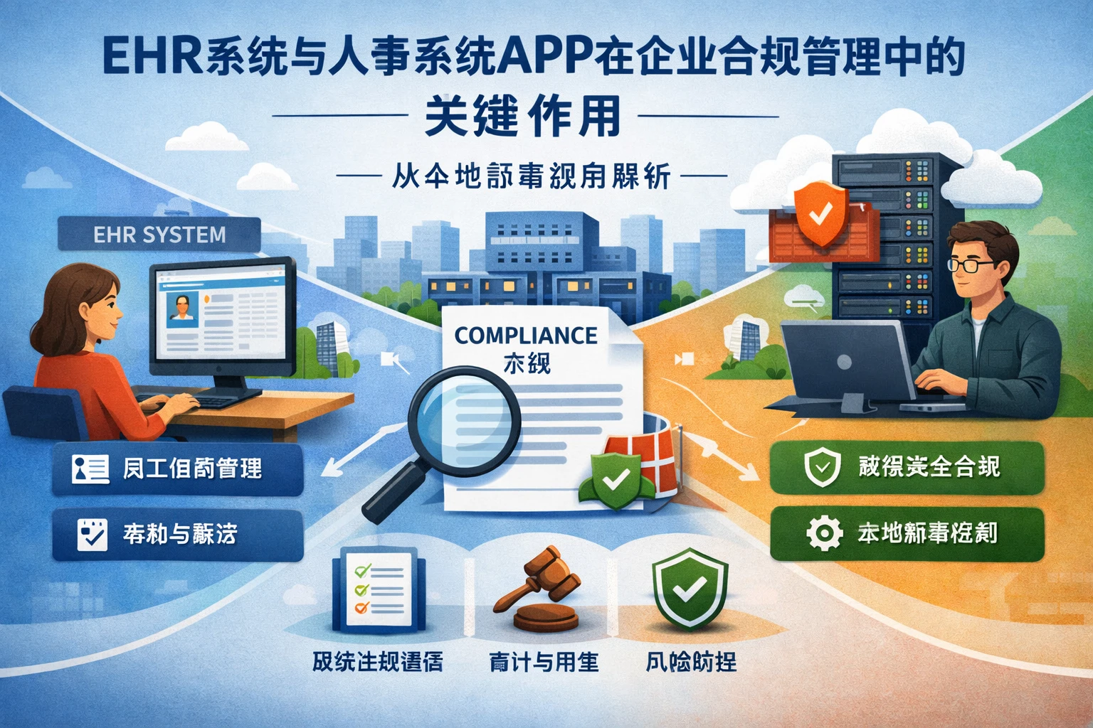 ehr系统与人事系统APP在企业合规管理中的关键作用——从本地部署视角解析