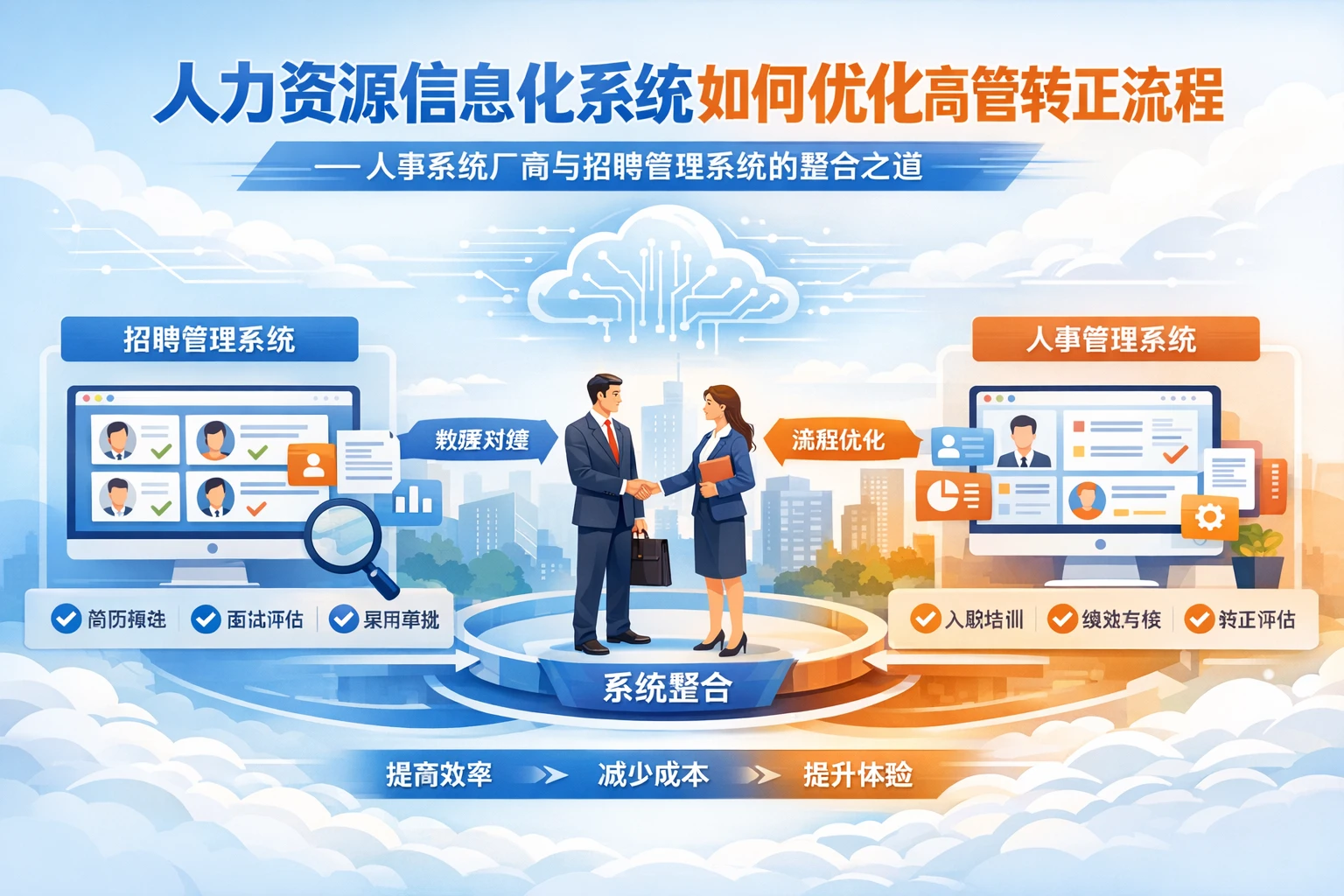 人力资源信息化系统如何优化高管转正流程 - 人事系统厂商与招聘管理系统的整合之道