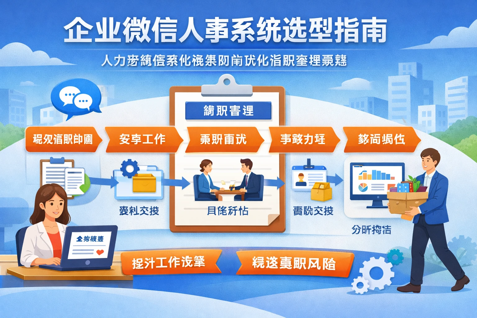 企业微信人事系统选型指南：人力资源信息化系统如何优化离职管理流程
