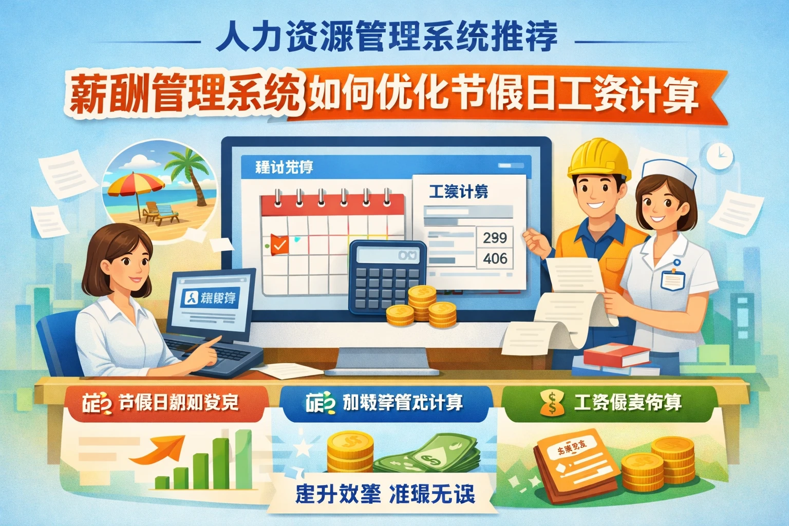 人力资源管理系统推荐：薪酬管理系统如何优化节假日工资计算