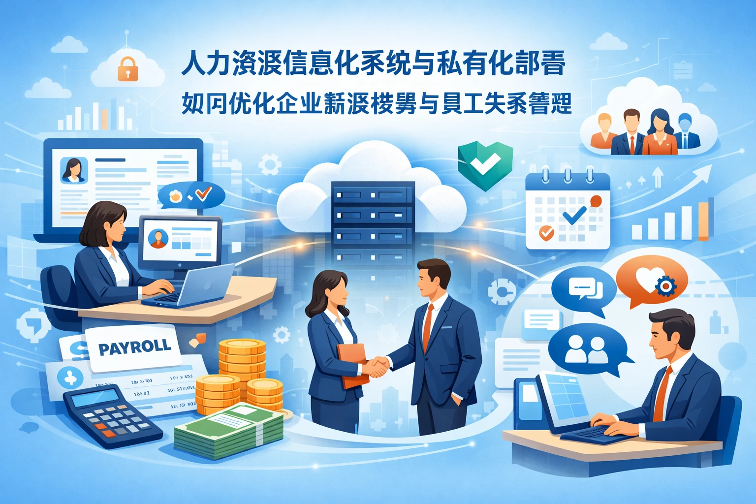 人力资源信息化系统与私有化部署如何优化企业薪资核算与员工关系管理