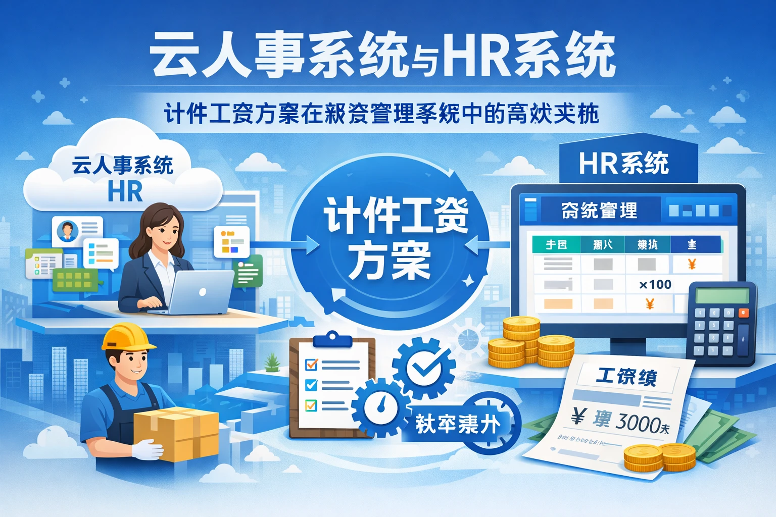 云人事系统与HR系统：计件工资方案在薪资管理系统中的高效实施