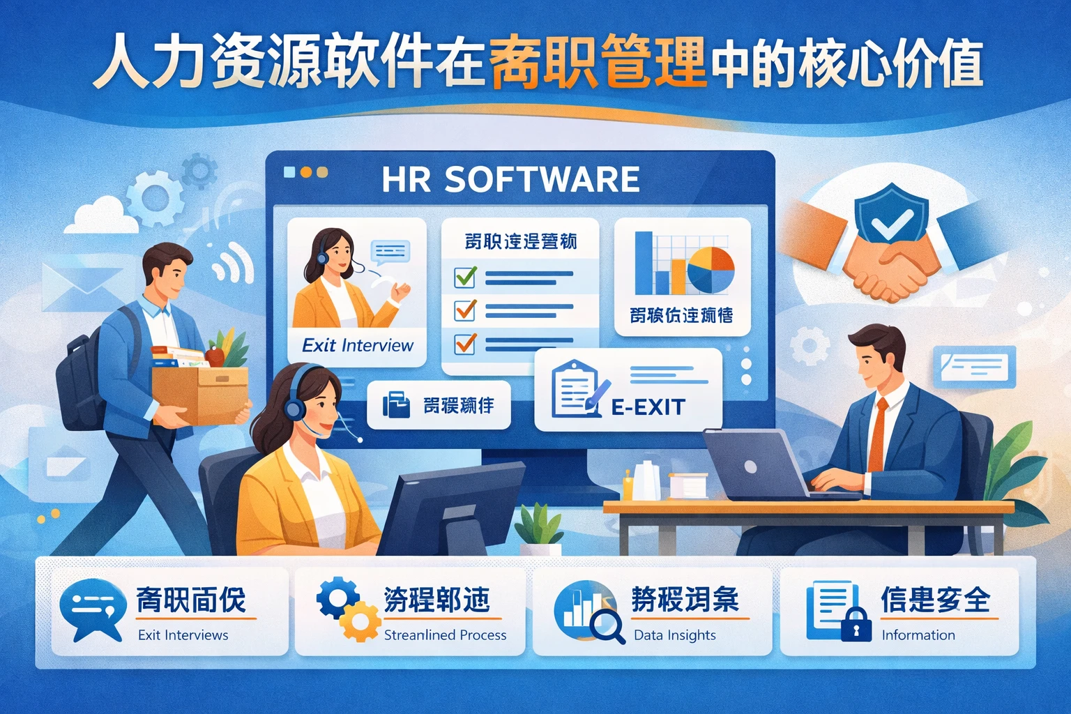 人力资源软件在离职管理中的核心价值