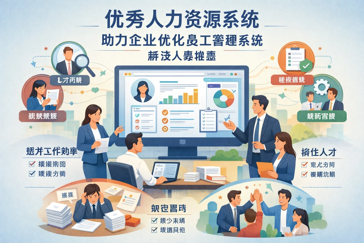 优秀人力资源系统如何帮助企业优化员工管理系统并解决人事难题