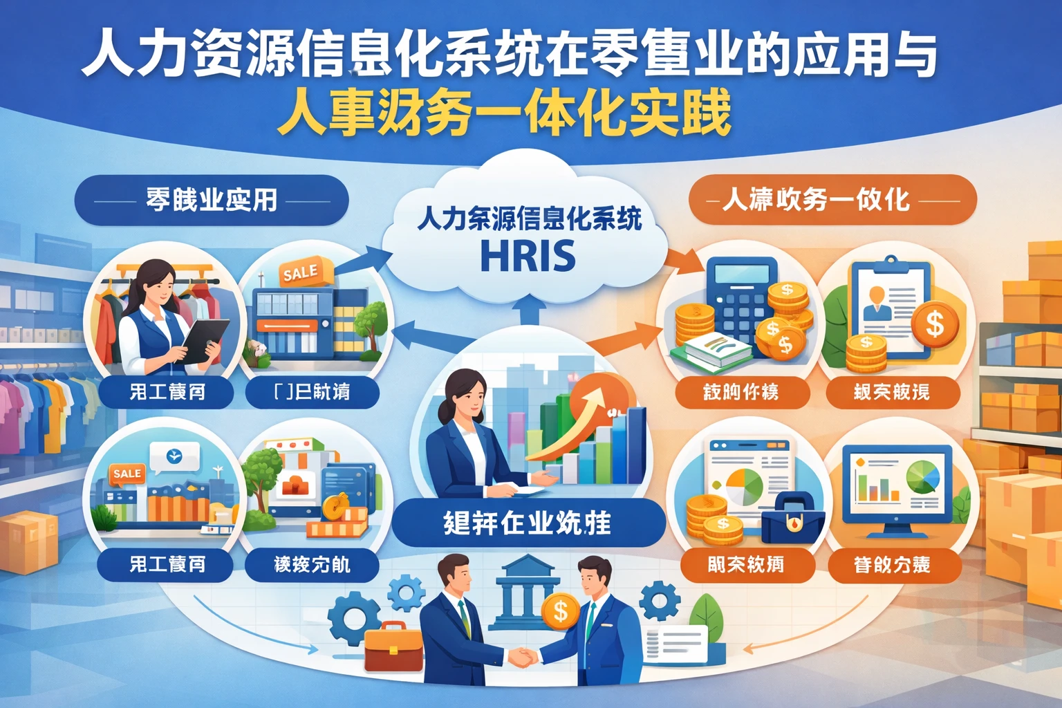 人力资源信息化系统在零售业的应用与人事财务一体化实践