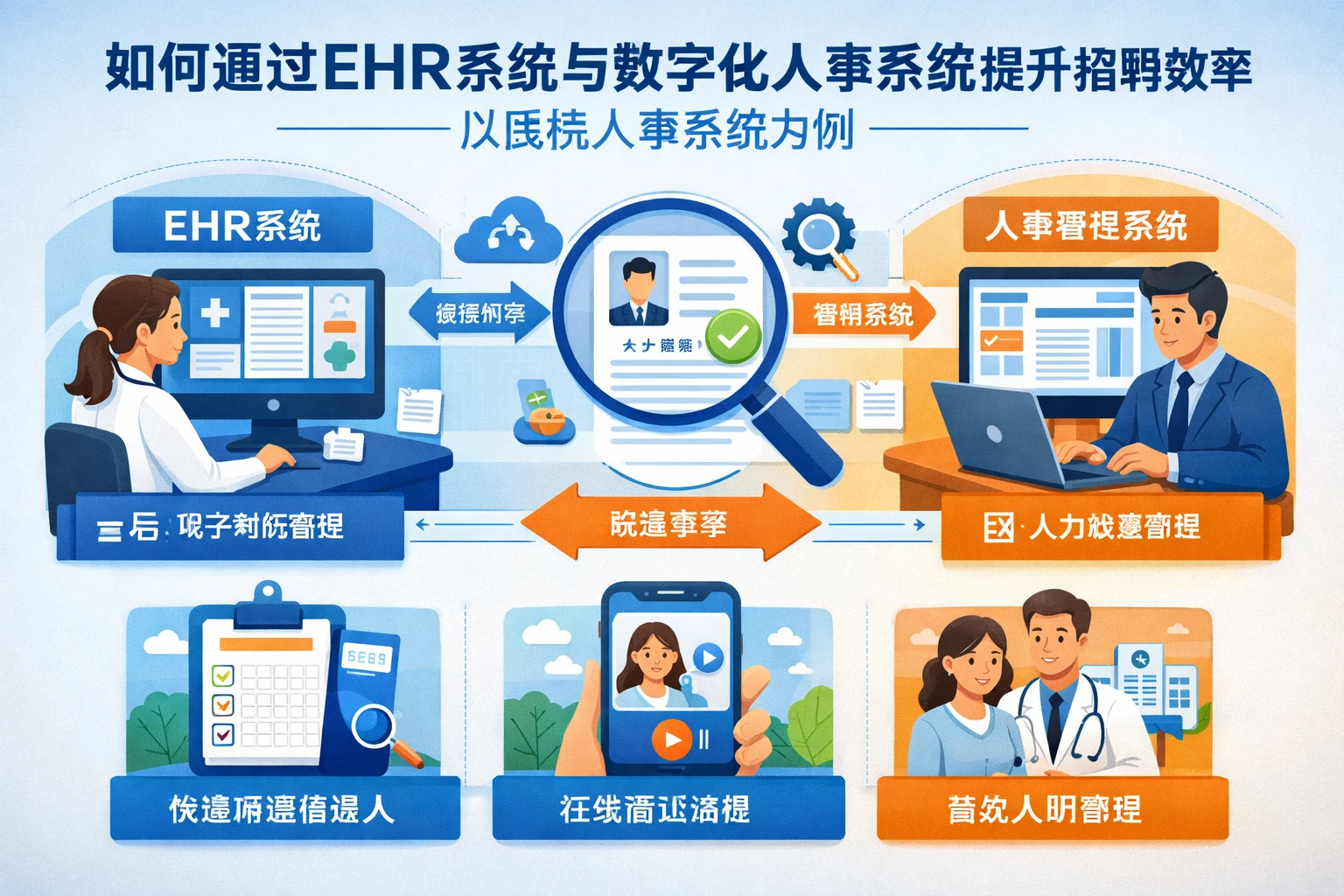 如何通过EHR系统与数字化人事系统提升招聘效率——以医院人事系统为例