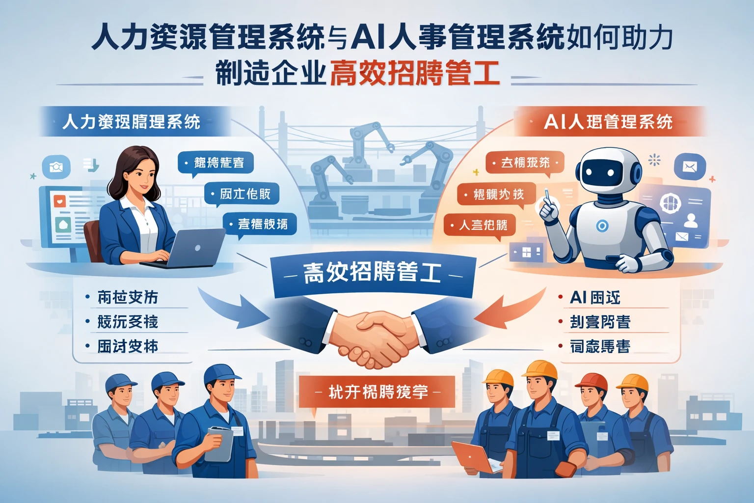 人力资源管理系统与AI人事管理系统如何助力制造企业高效招聘普工