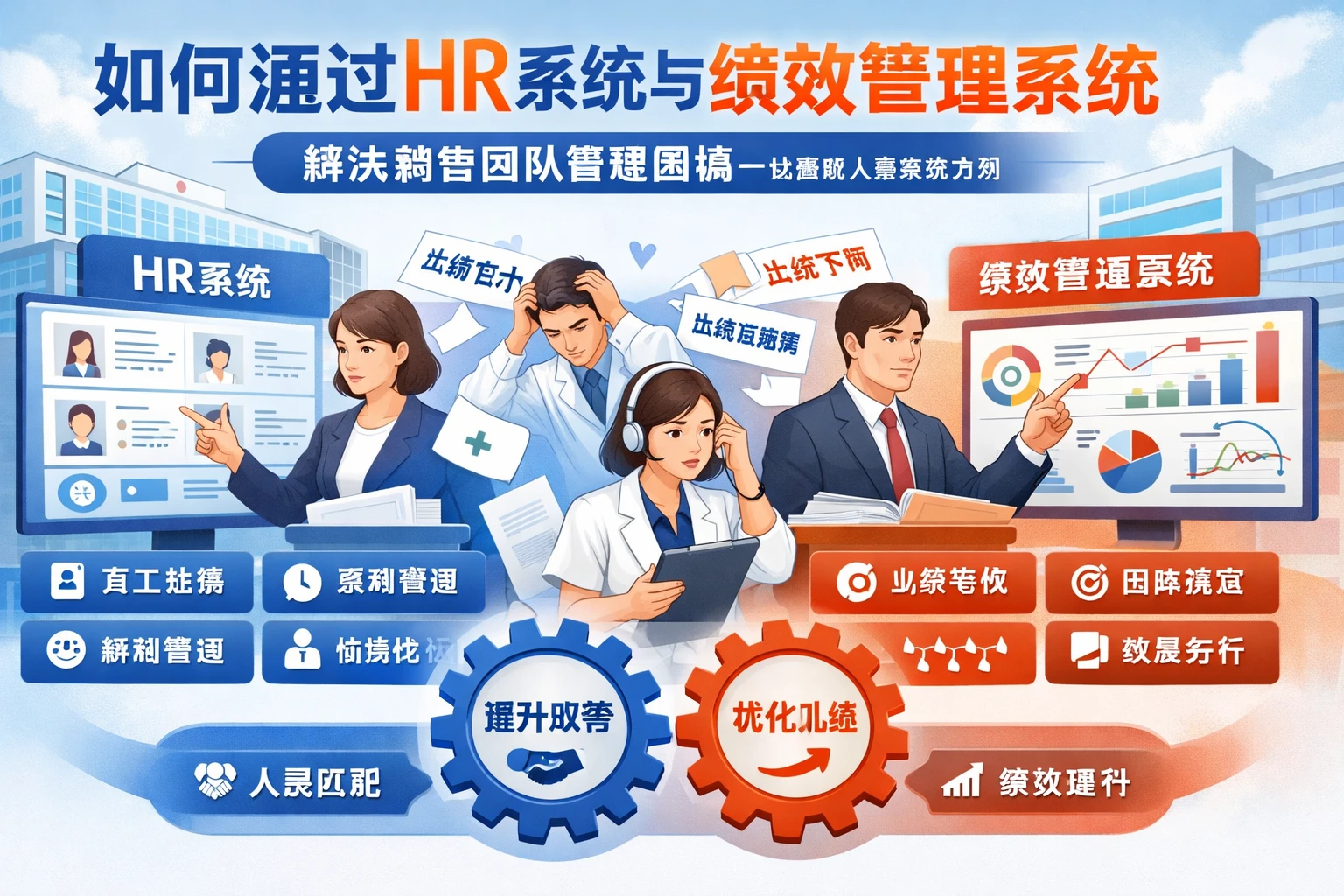 如何通过HR系统与绩效管理系统解决销售团队管理困境——以医院人事系统为例