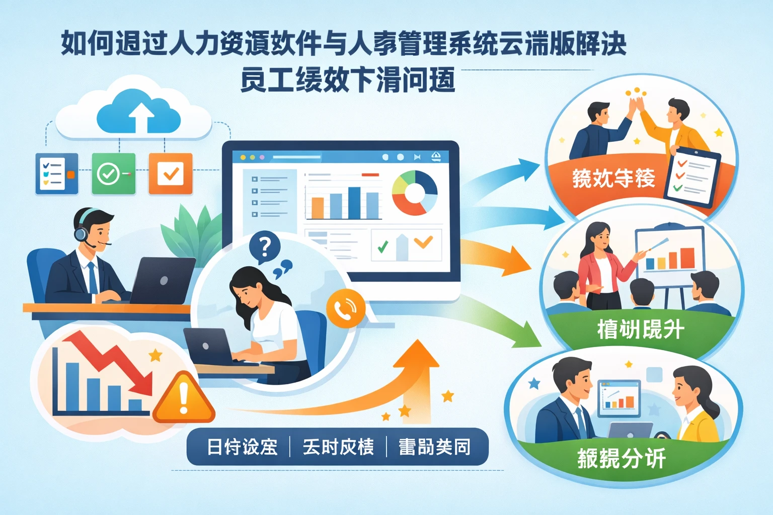 如何通过人力资源软件与人事管理系统云端版解决员工绩效下滑问题