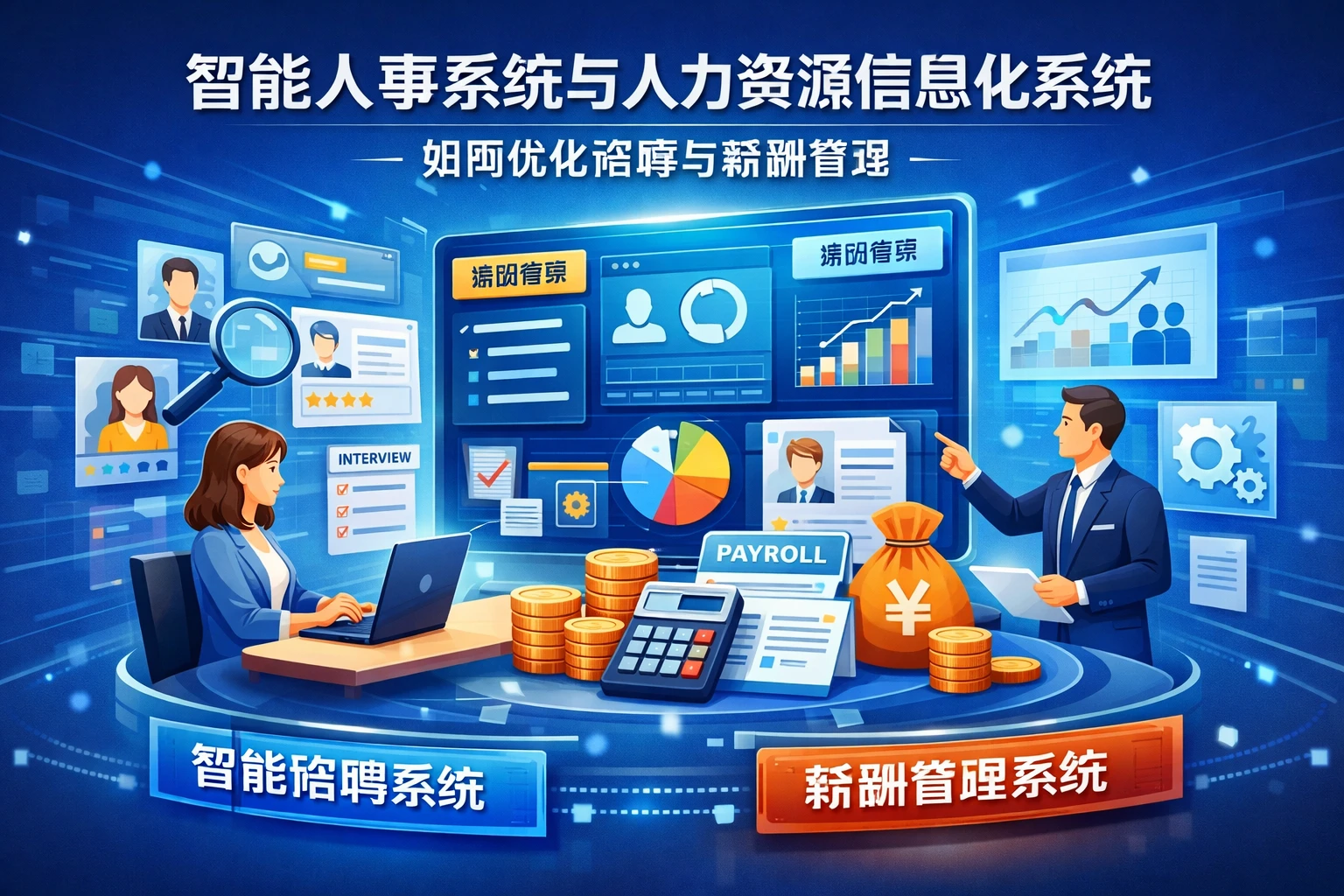 智能人事系统与人力资源信息化系统如何优化招聘与薪酬管理