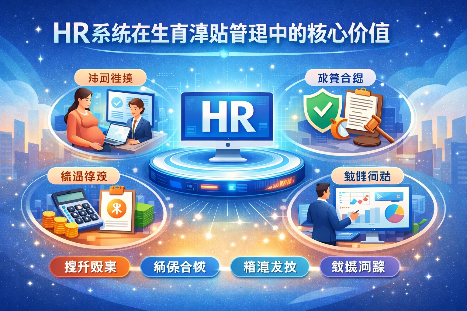 HR系统在生育津贴管理中的核心价值