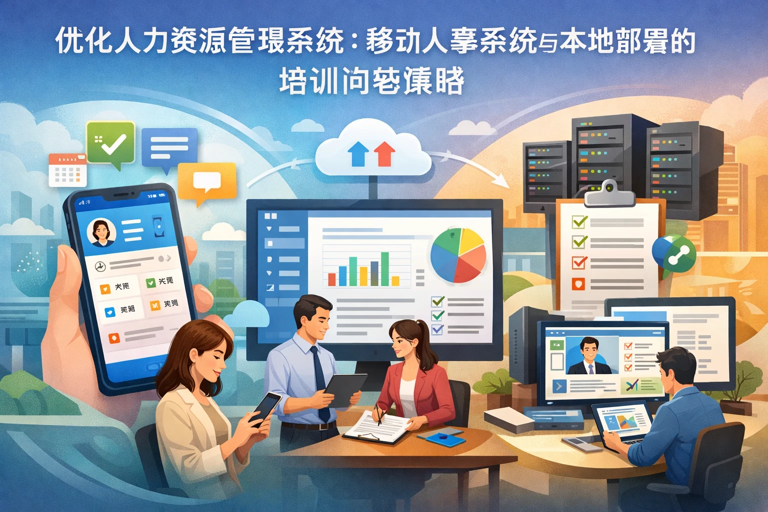 优化人力资源管理系统：移动人事系统与本地部署的培训问卷策略