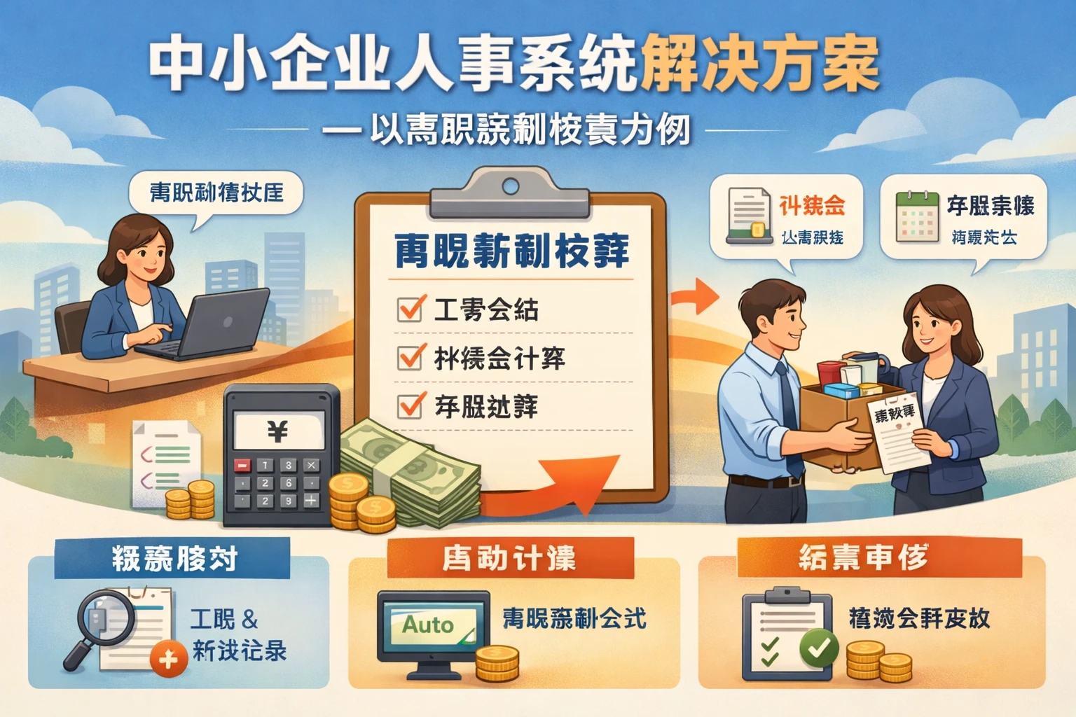 中小企业人事系统解决方案：以离职薪酬核算为例