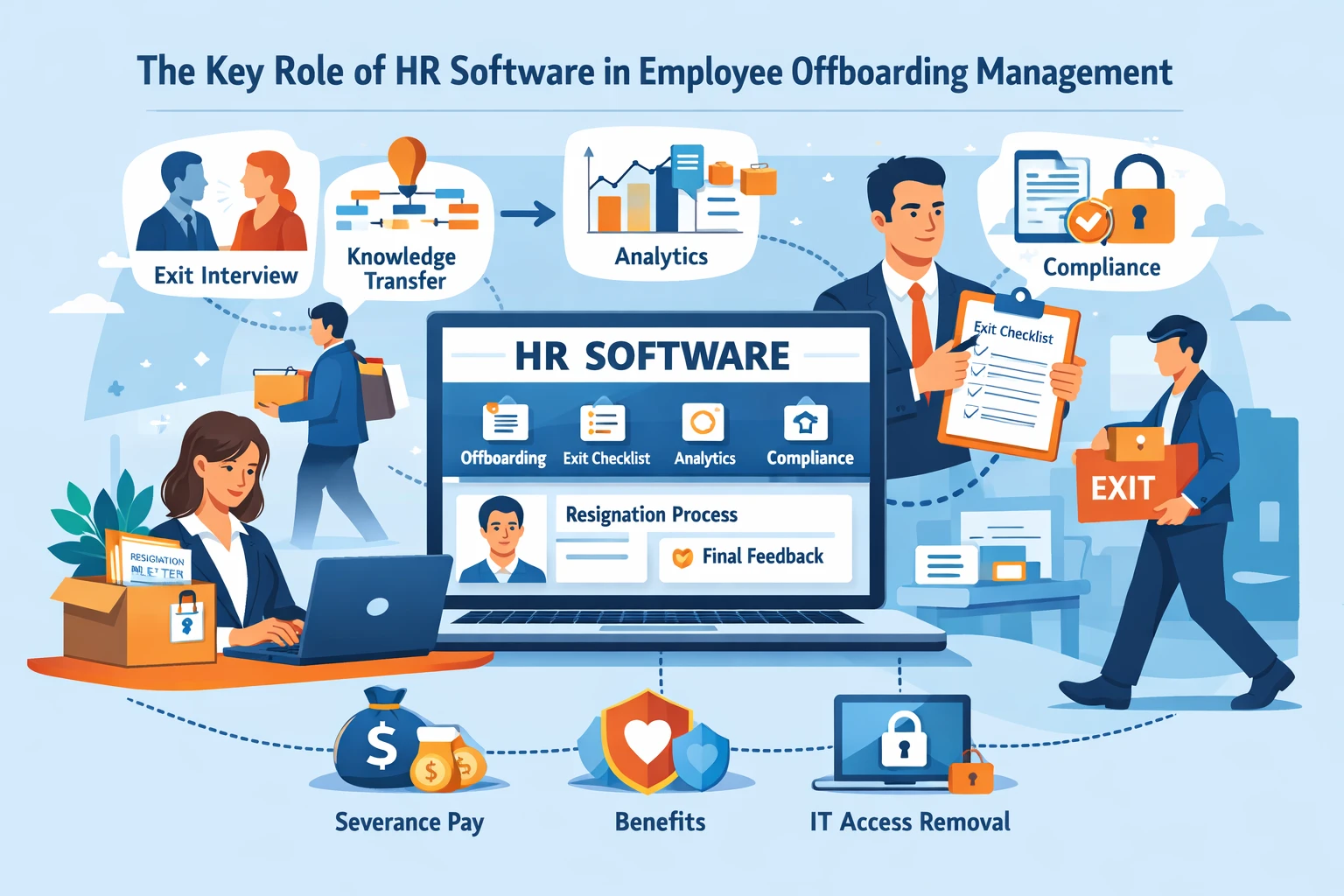 人力资源软件在员工离职管理中的关键作用