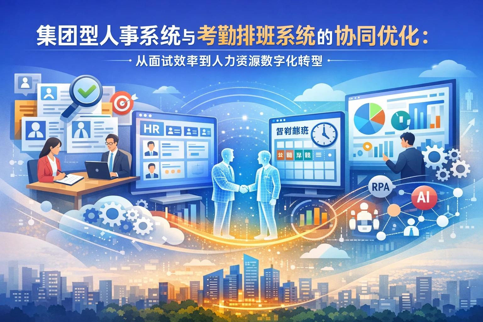 集团型人事系统与考勤排班系统的协同优化：从面试效率到人力资源数字化转型