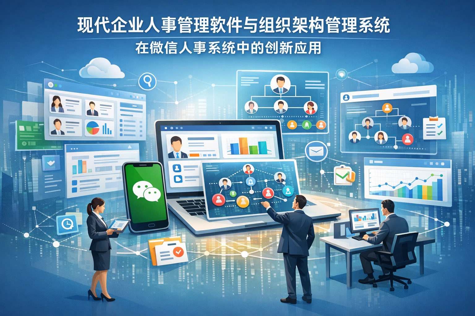 现代企业人事管理软件与组织架构管理系统在微信人事系统中的创新应用