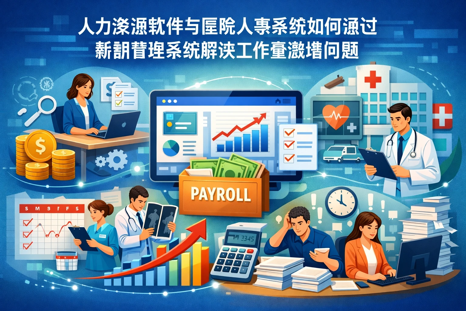 人力资源软件与医院人事系统如何通过薪酬管理系统解决工作量激增问题