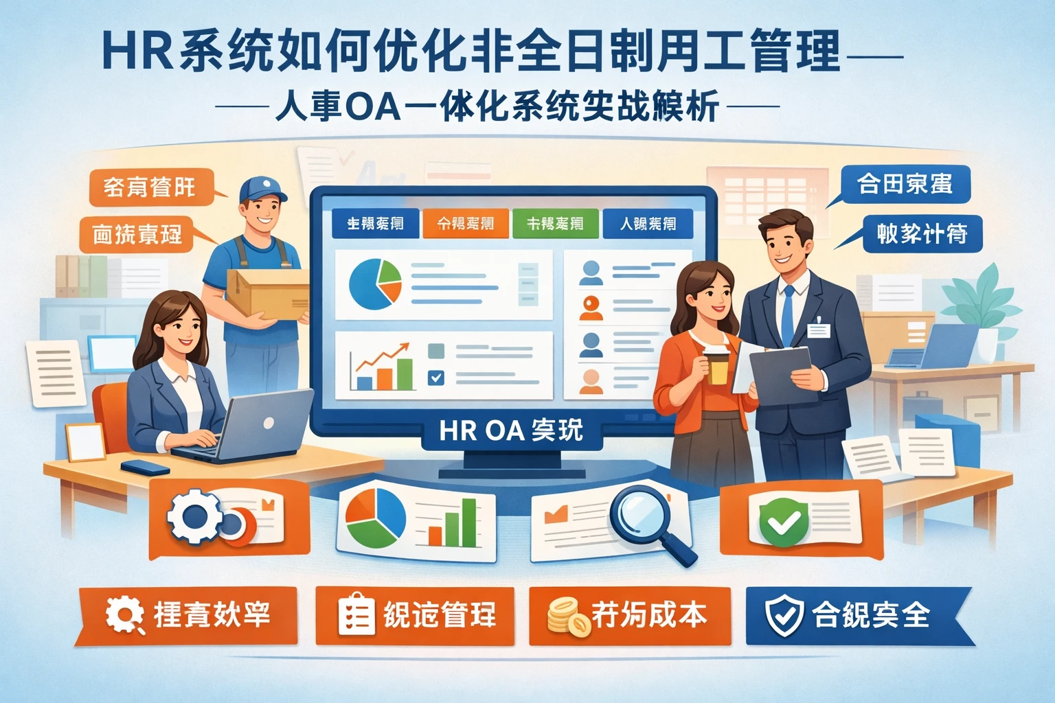 HR系统如何优化非全日制用工管理——人事OA一体化系统实战解析
