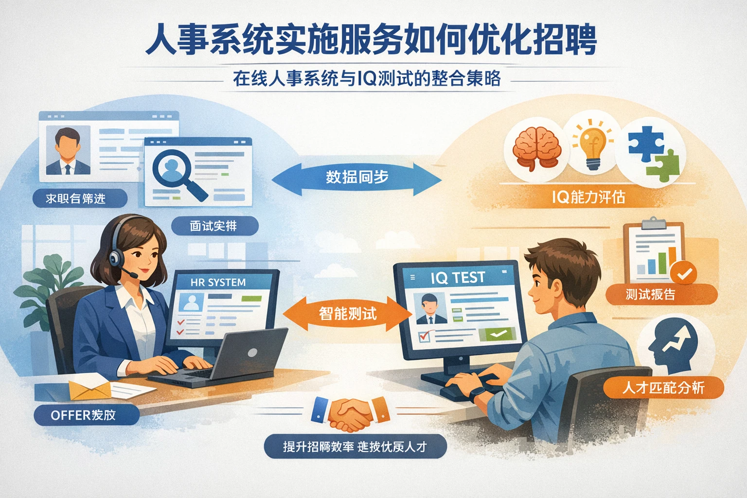人事系统实施服务如何优化招聘：在线人事系统与IQ测试的整合策略