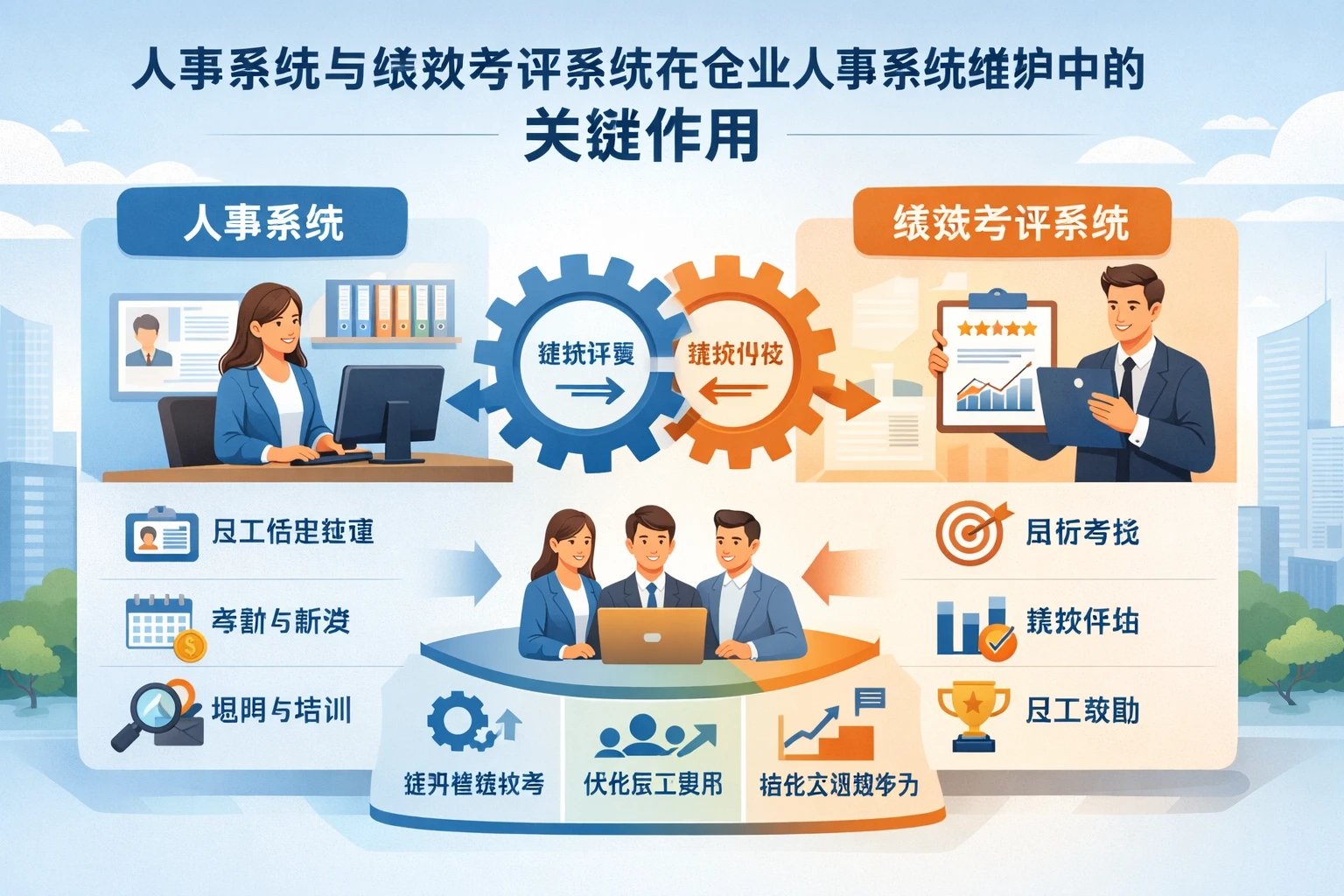 人事系统与绩效考评系统在企业人事系统维护中的关键作用