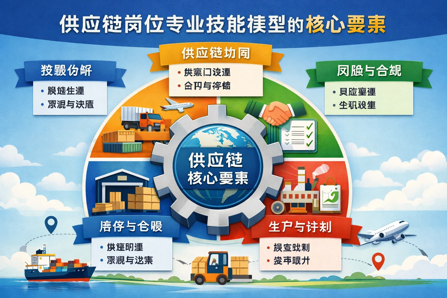 供应链岗位专业技能模型的核心要素