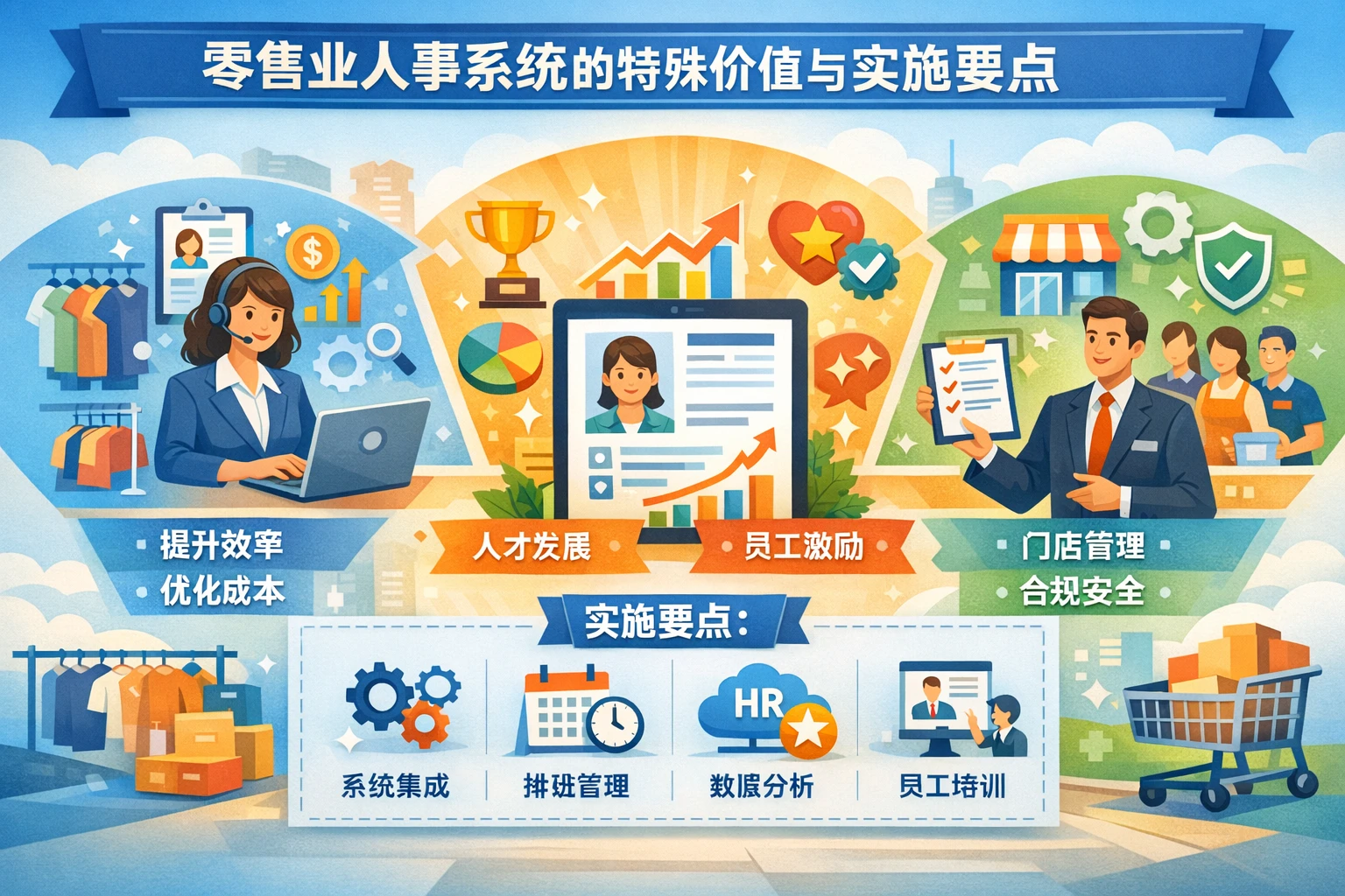 零售业人事系统的特殊价值与实施要点