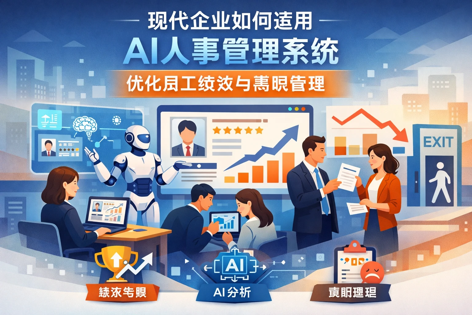 现代企业如何运用AI人事管理系统优化员工绩效与离职管理