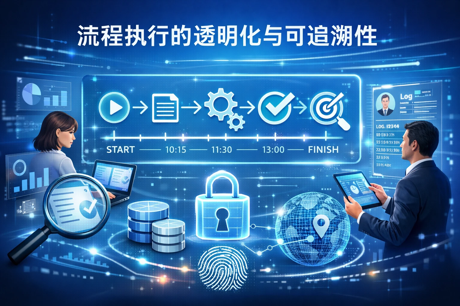 流程执行的透明化与可追溯性