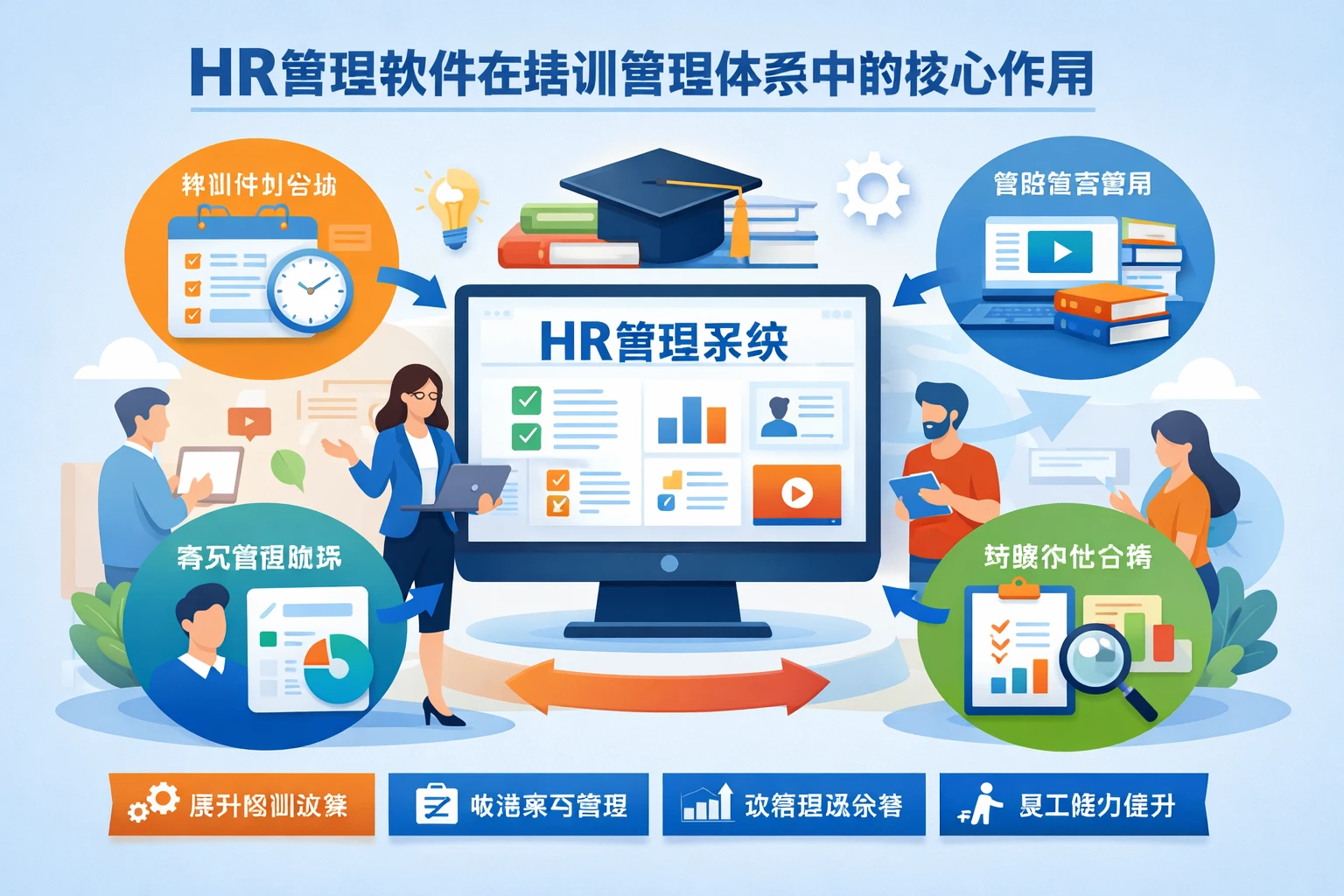 HR管理软件在培训管理体系中的核心作用