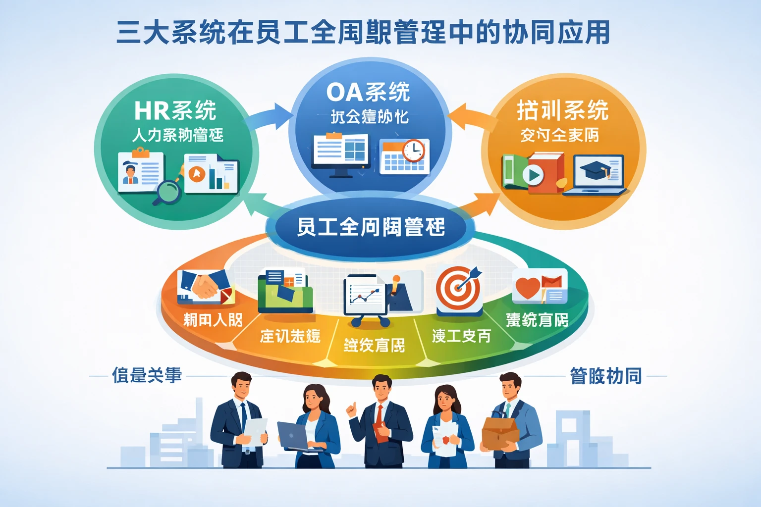 三大系统在员工全周期管理中的协同应用