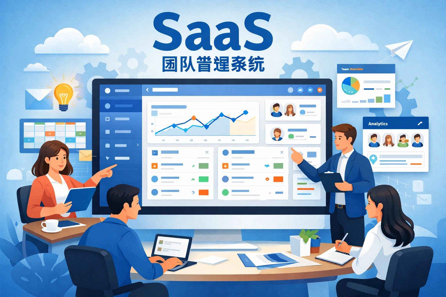 专注于团队管理的SaaS系统